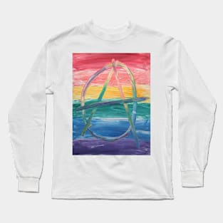 rainbow anarchy Long Sleeve T-Shirt